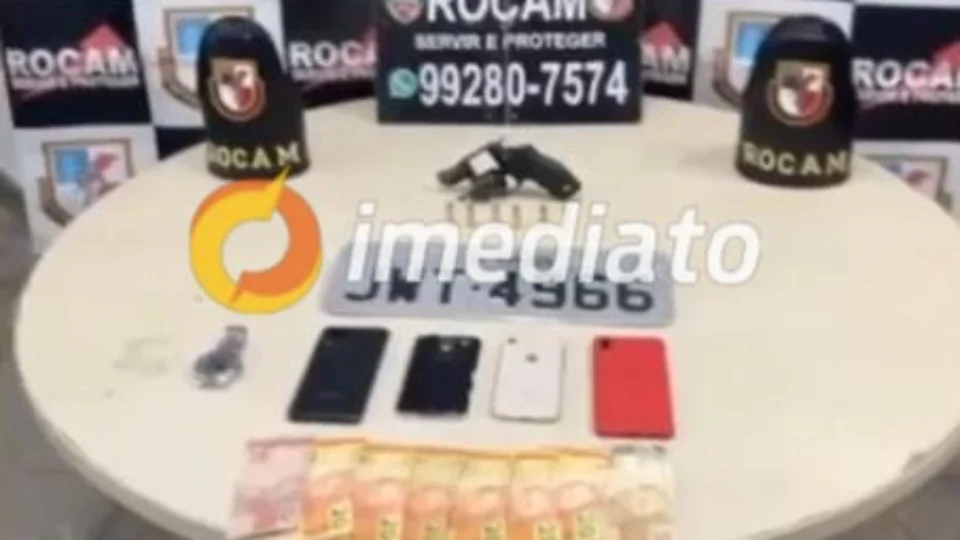 Dupla que fazia arrastão no bairro Jorge Teixeira é presa pela Rocam