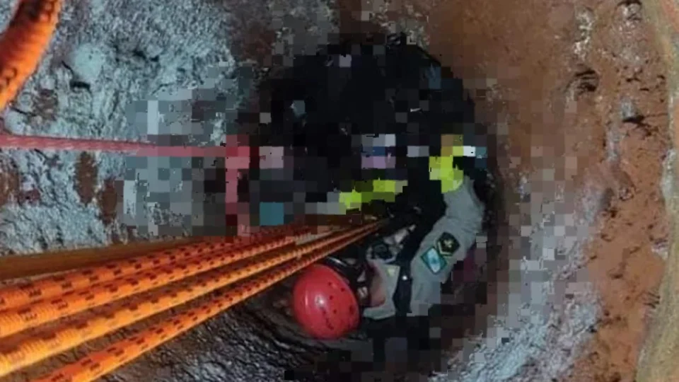 Cheiro incomoda vizinhos e bombeiros encontram casal morto em poço