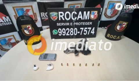 Rocam apreende arma de fogo e drogas no Centro de Manaus