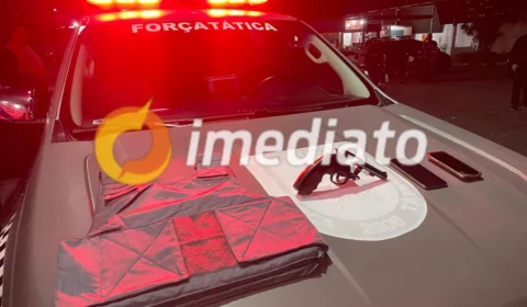 Assaltante é baleado pela Força Tática após atirar contra os policiais no bairro São José