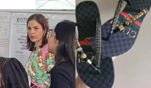 Loja de Suzane von Richthofen vende sandália falsa de marca de luxo