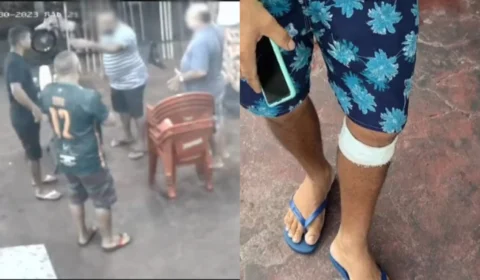 Homem quase morre a tiros após briga por cadeiras no Planalto em Manaus