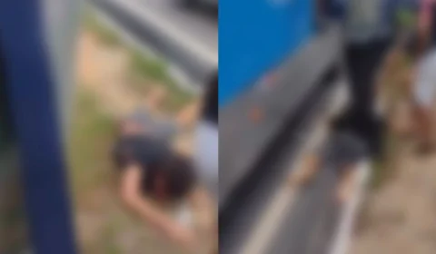 VÍDEO: Bandidos são espancados durante tentativa de assalto a ônibus na zona norte de Manaus