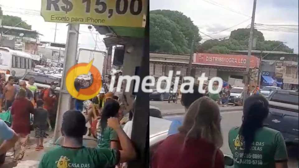 Homem é espancado por suposto assalto no bairro Tancredo Neves