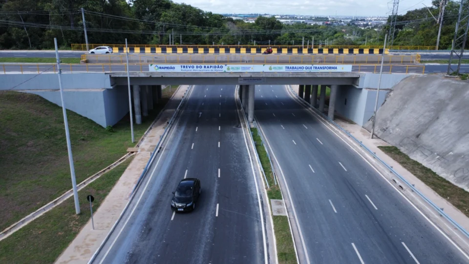 Trevo do Rapidão Rodoanel é inaugurado na zona Leste de Manaus