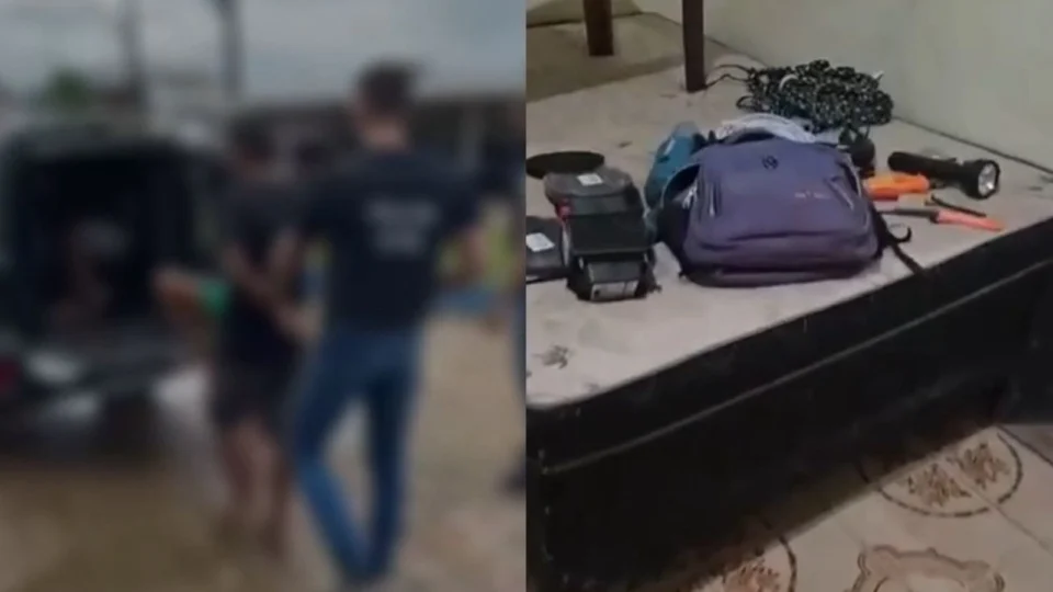 Quarteto é preso por tentativa de furto a agência bancária no Amazonas