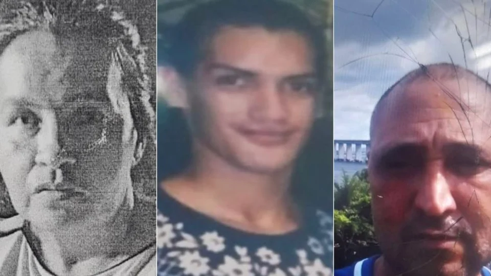PC-AM divulga as imagens de três pessoas que estão desaparecidas