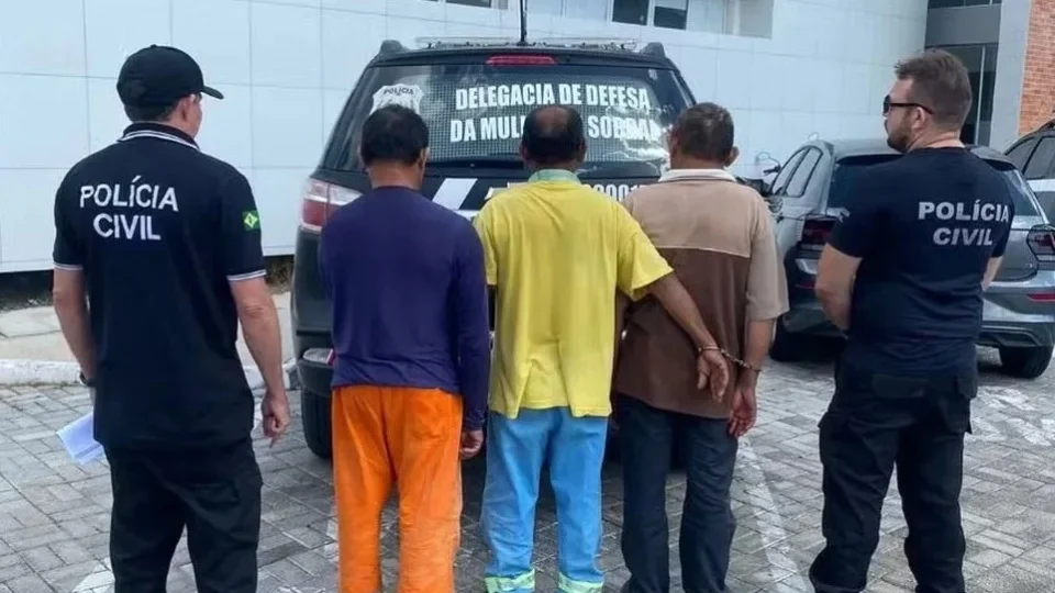 Três tios são presos por suspeita de estuprar duas sobrinhas