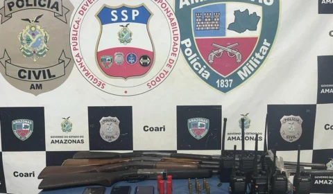 Forças de Segurança retiraram mais de 1,4 mil armas de fogo de circulação em 2023