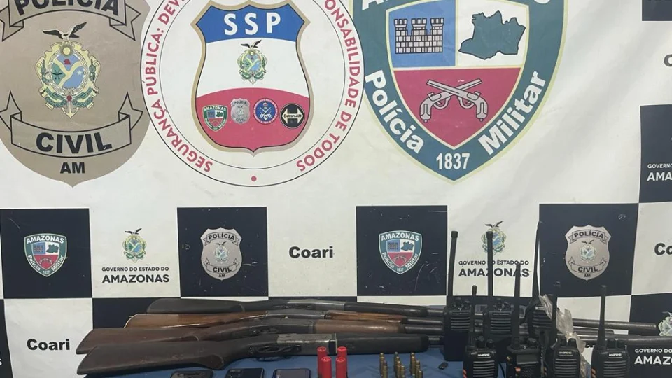 Forças de Segurança retiraram mais de 1,4 mil armas de fogo de circulação em 2023