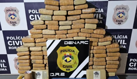 Polícia Civil prende duas mulheres com 125 quilos de skunk em Roraima