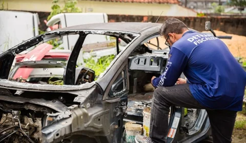 Detran Amazonas fiscaliza oito empresas de desmonte de veículos na zona leste de Manaus