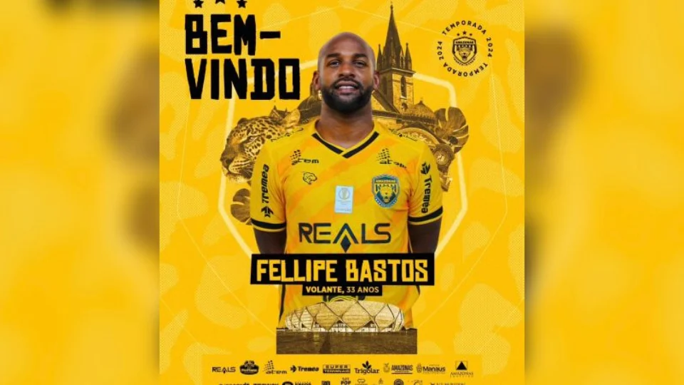 Amazonas FC anuncia contratação de Felipe Bastos, experiente volante campeão da Copa do Brasil 2011 pelo Vasco