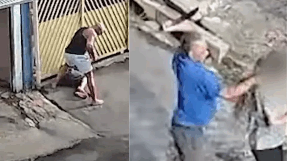 Homem esfaqueia mulher e é morto a tiros pelo ex-genro dela