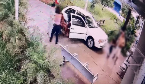 Homem espanca ex-companheira na frente da filha e a abandona em hospital