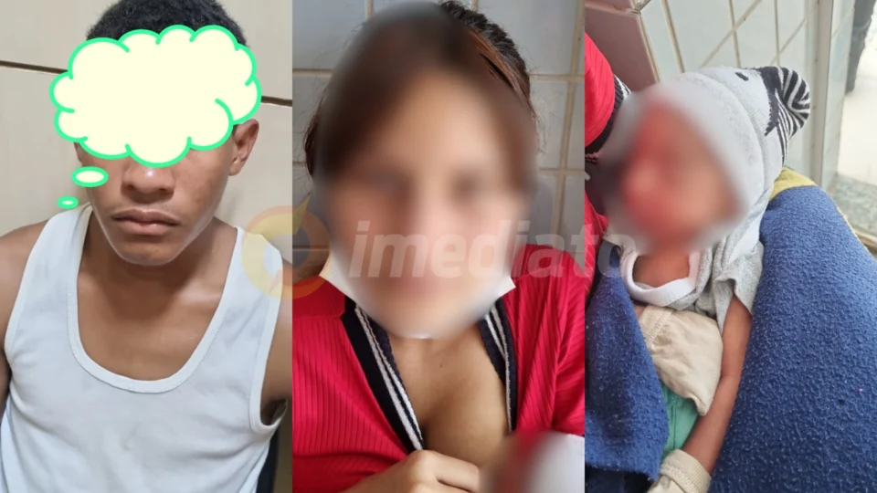 Adolescente é preso após agredir ex-mulher e tentar tirar bebê de 7 meses da mãe
