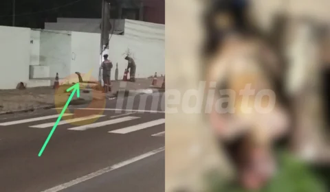 Fotos: homem morre após sofrer descarga elétrica na Av. Constantino Nery