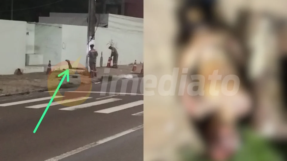Fotos: homem morre após sofrer descarga elétrica na Av. Constantino Nery