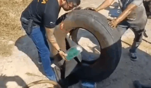 Casal é preso por enviar drogas escondidas em pneus de veículos para fora do Amazonas