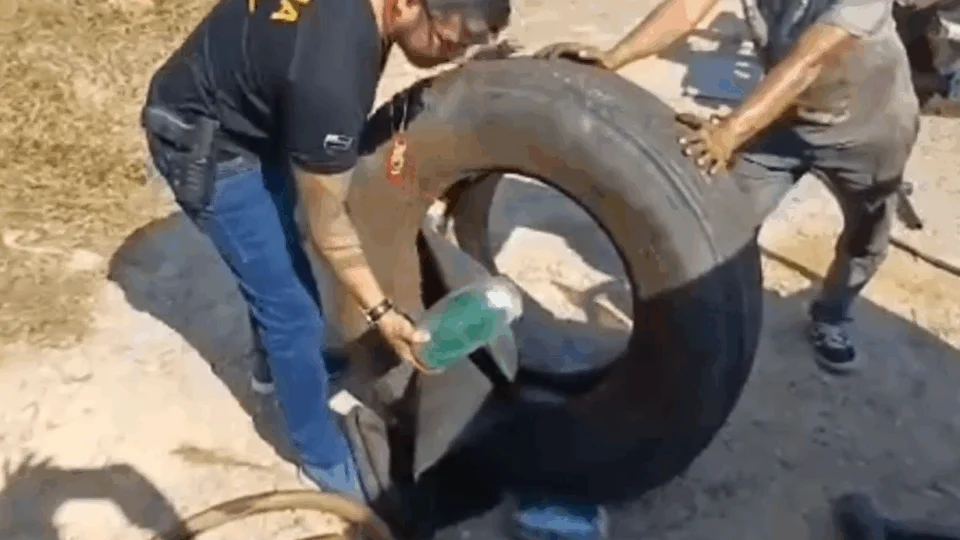 Casal é preso por enviar drogas escondidas em pneus de veículos para fora do Amazonas
