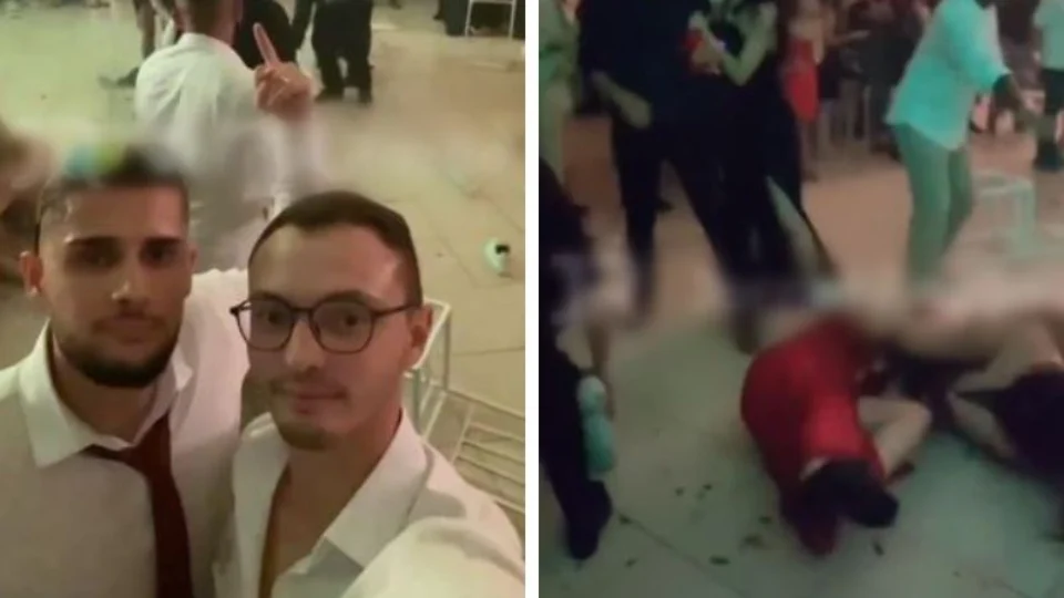 VEJA VÍDEO: jovem grava pancadaria durante formatura de Direito