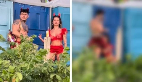 VEJA VÍDEO: influencer flagrada em momento íntimo, responde: “Super comum, é Carnaval”