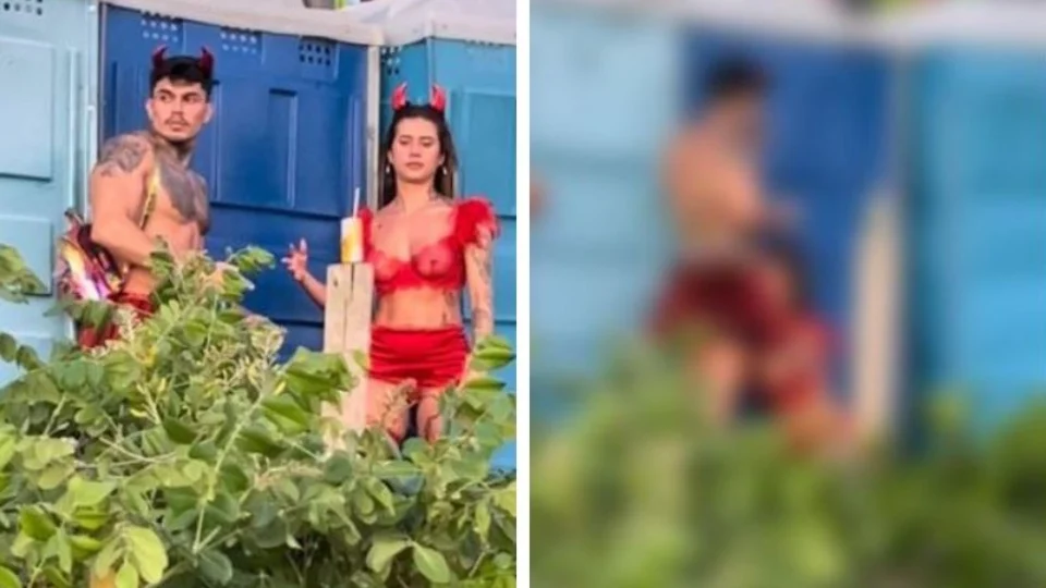VEJA VÍDEO: influencer flagrada em momento íntimo, responde: “Super comum, é Carnaval”
