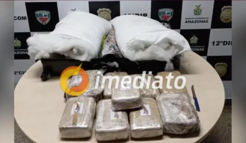 Homem é preso com quase 10kg de maconha antes de viajar para Roraima