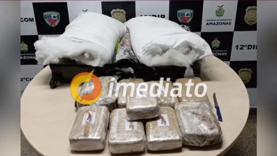 Homem é preso com quase 10kg de maconha antes de viajar para Roraima