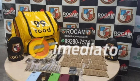 Quarteto é preso com quase 500 cigarros de maconha no bairro Japiim