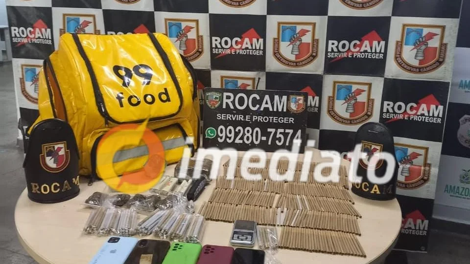 Quarteto é preso com quase 500 cigarros de maconha no bairro Japiim