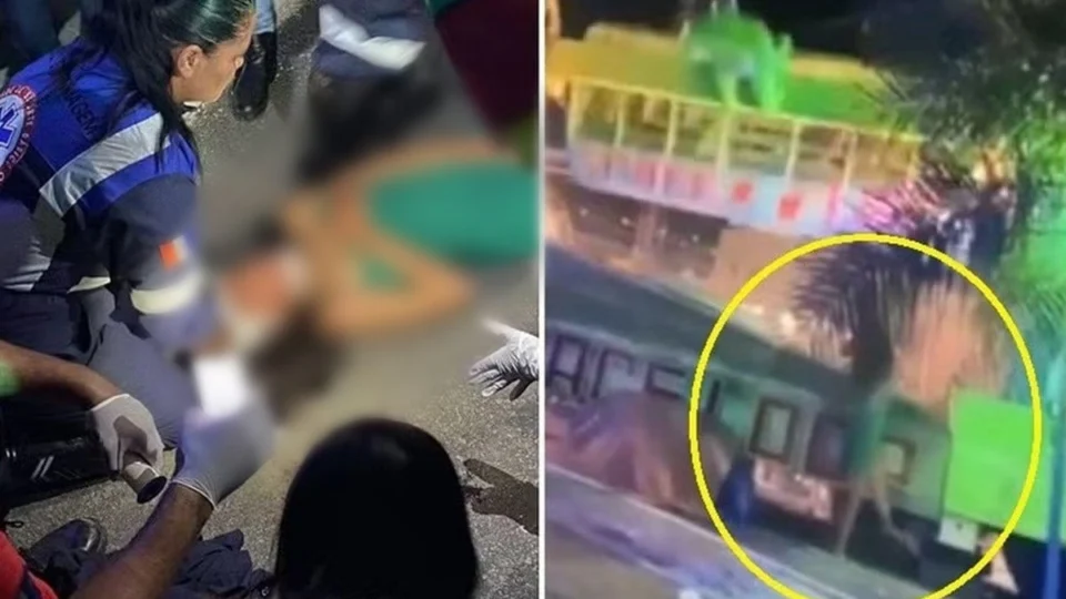 Veja Vídeo: jovem é arremessada de brinquedo em parque de diversões