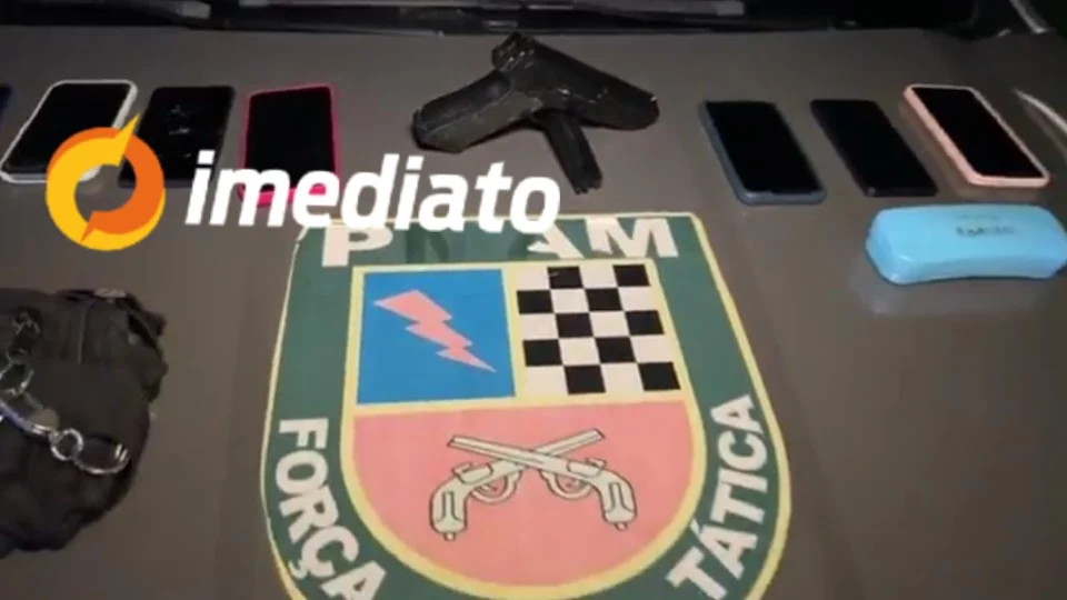 Força Tática recupera 7 celulares e prende dupla no bairro Nova Cidade