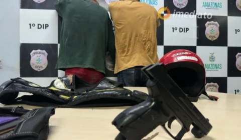 Dupla é presa após vítima reagir a assalto na zona Sul de Manaus