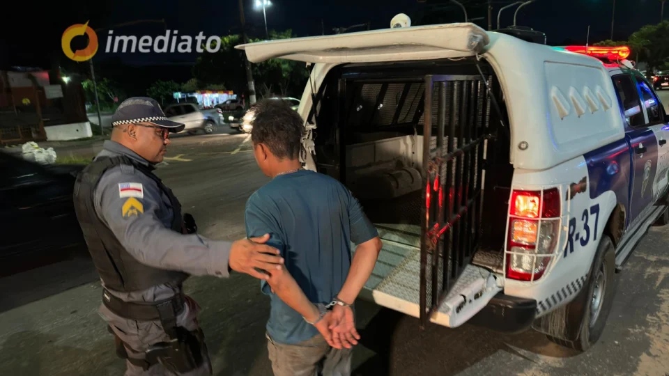 Motorista embriagado é preso após causar acidente durante fuga no bairro Cidade Nova