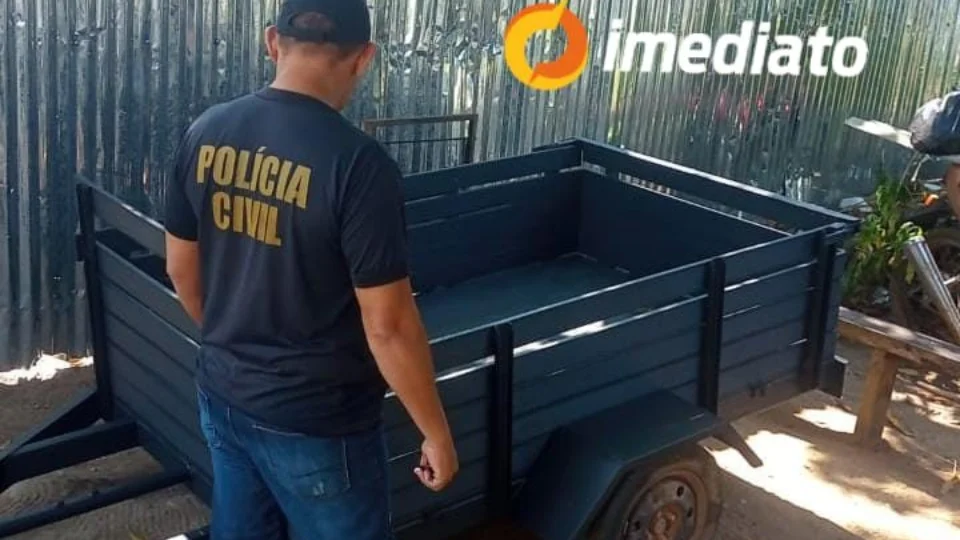 Polícia Civil recupera carrocinha furtada no Cantá, em Roraima