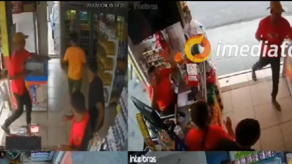 Veja Vídeo: Três assaltantes são presos após intensa troca de tiros no bairro Canaranas