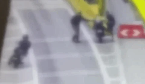 VEJA VÍDEO: PM reage e mata a tiros assaltante em pedágio