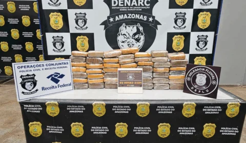 PC-AM prende homem com 50 quilos de maconha em embarcação no Rio Negro