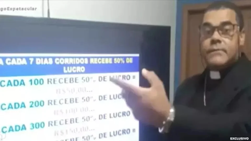 Esquema de pirâmide: Padre é investigado por aplicar golpe financeiro em fiéis
