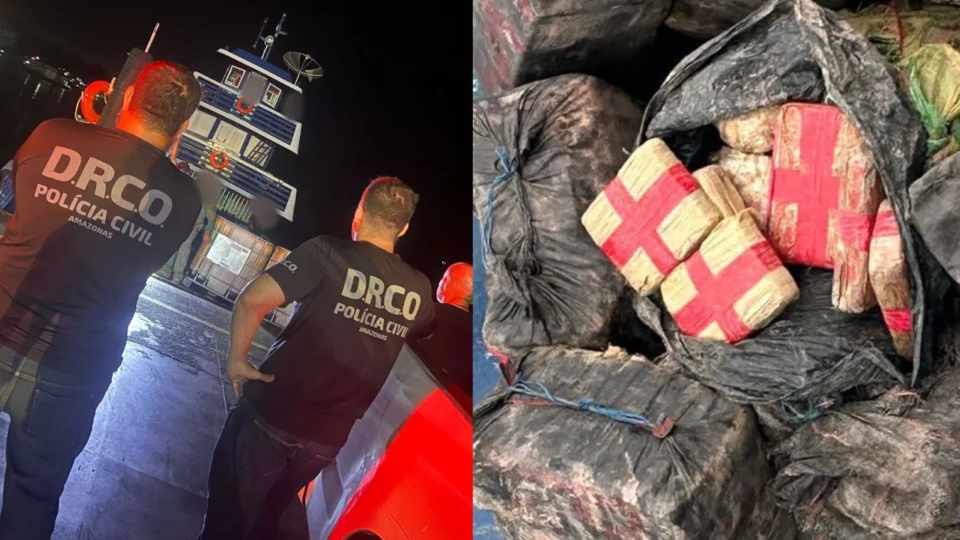 Duas pessoas são presas e drogas avaliadas em R$ 9,5 milhões são apreendidas