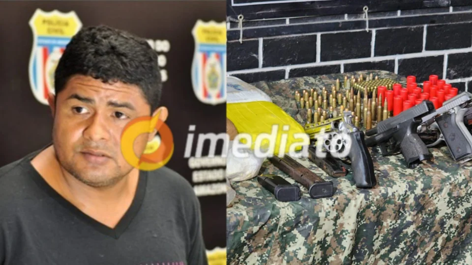 Polícia prende chefe de organização criminosa com armas e drogas em Iranduba