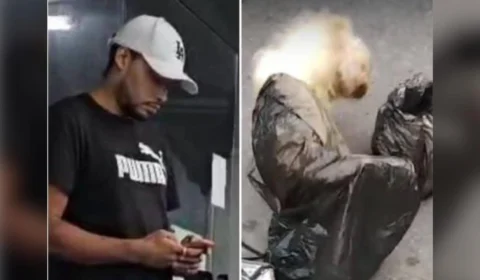 VÍDEO: Homem é preso após jogar cachorros vivos em saco de lixo no bairro Coroado