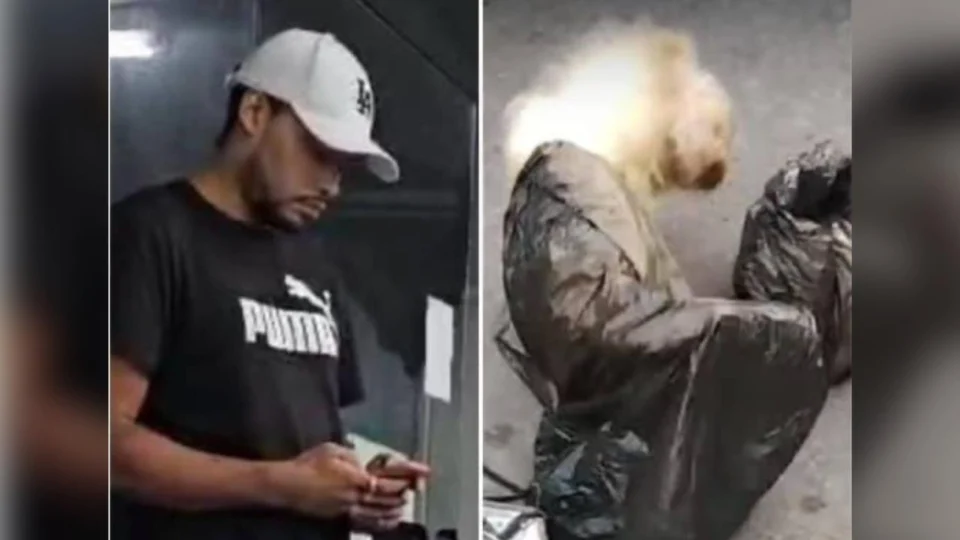 VÍDEO: Homem é preso após jogar cachorros vivos em saco de lixo no bairro Coroado