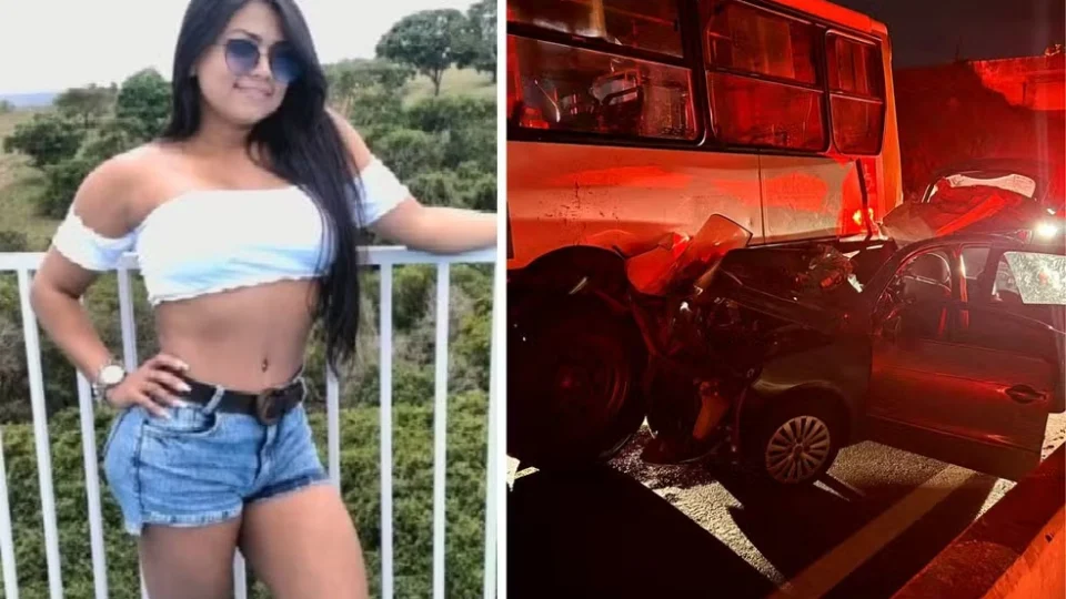 Motorista morre após bater contra ônibus