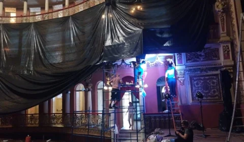 Teatro Amazonas passa por serviços de manutenção, conservação e restauro