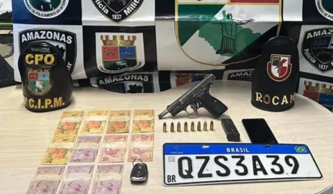Operações no interior do Amazonas resultam em apreensão de arma, munições e drogas