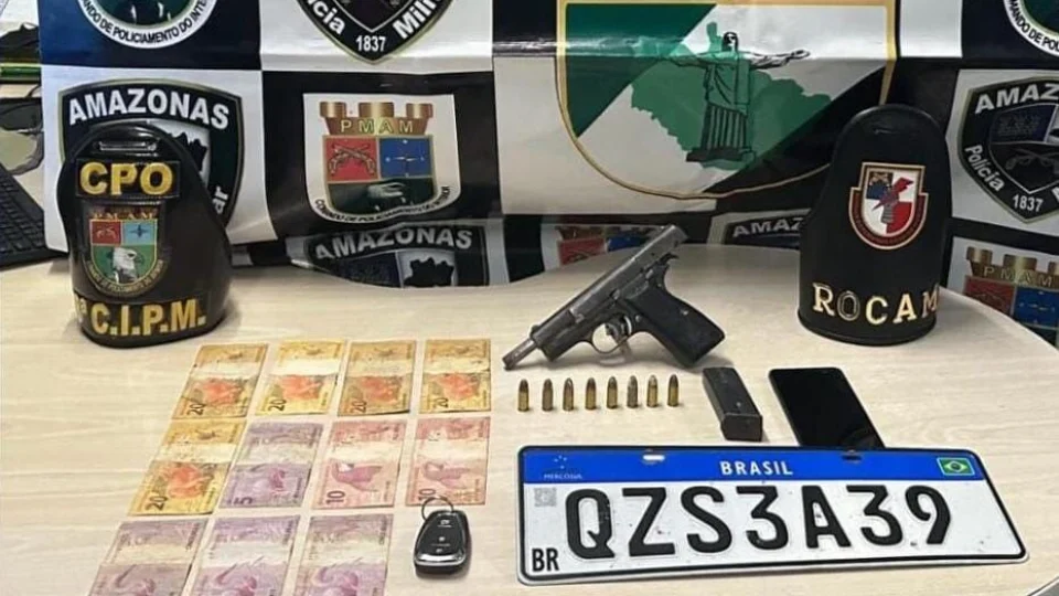 Operações no interior do Amazonas resultam em apreensão de arma, munições e drogas