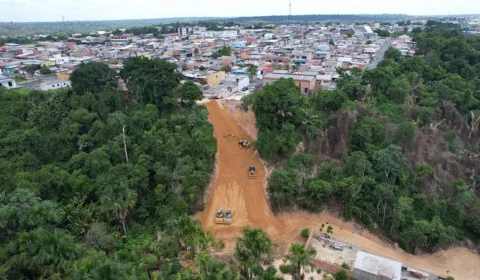 Obra emergencial é executada em erosão no bairro Nova Cidade