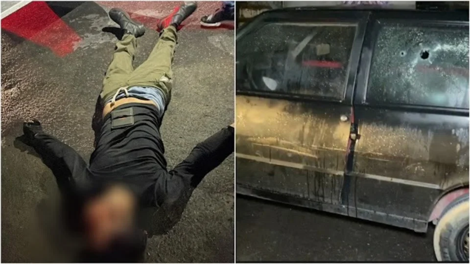 Carro alvejado por balas deixa um jovem morto e outro ferido dentro de carro na Zona Leste de Manaus